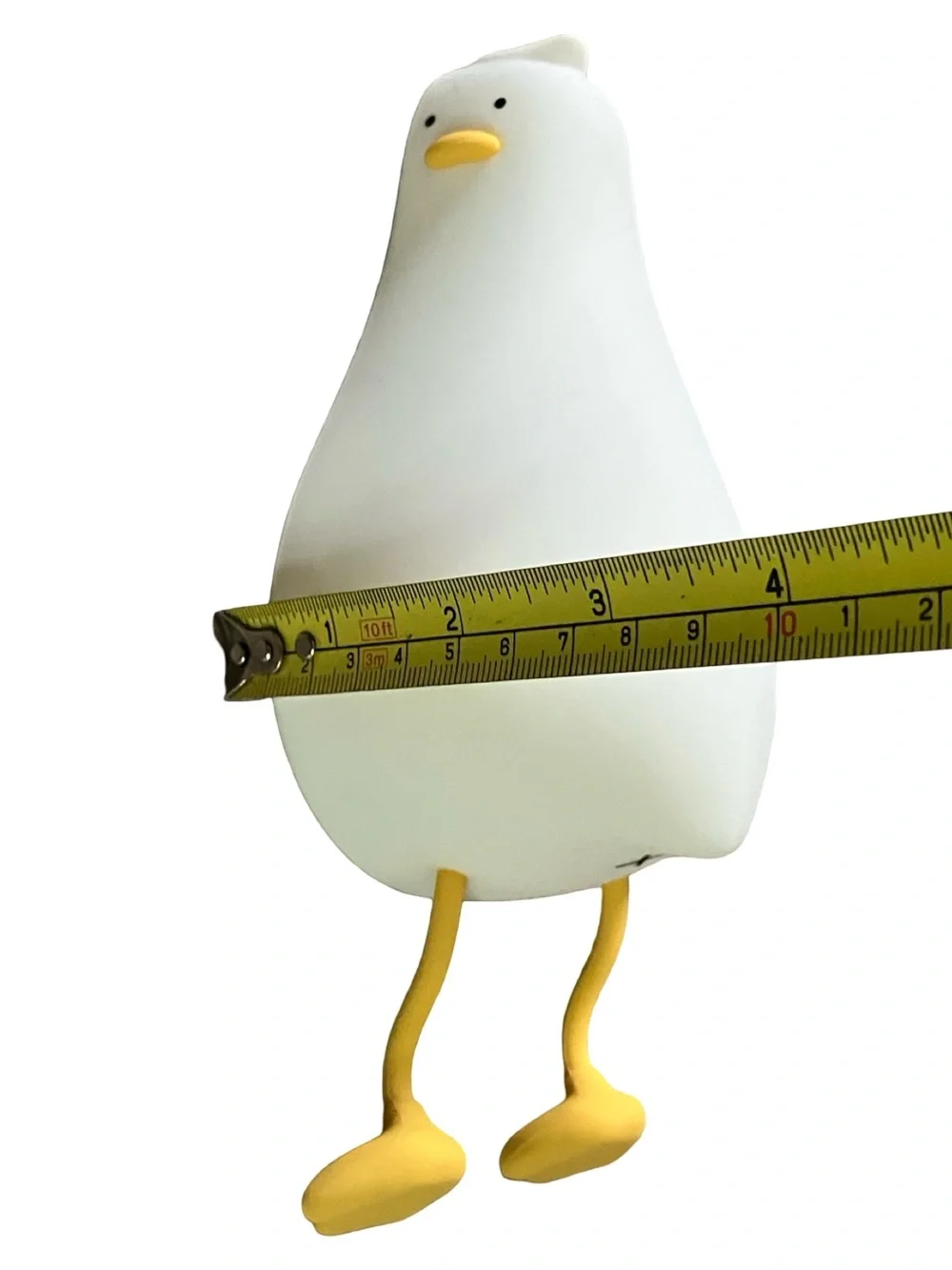 Lying Flat Duck Night Light LED Squishy Duck Lamp Cute Light Duck Silicone Dims